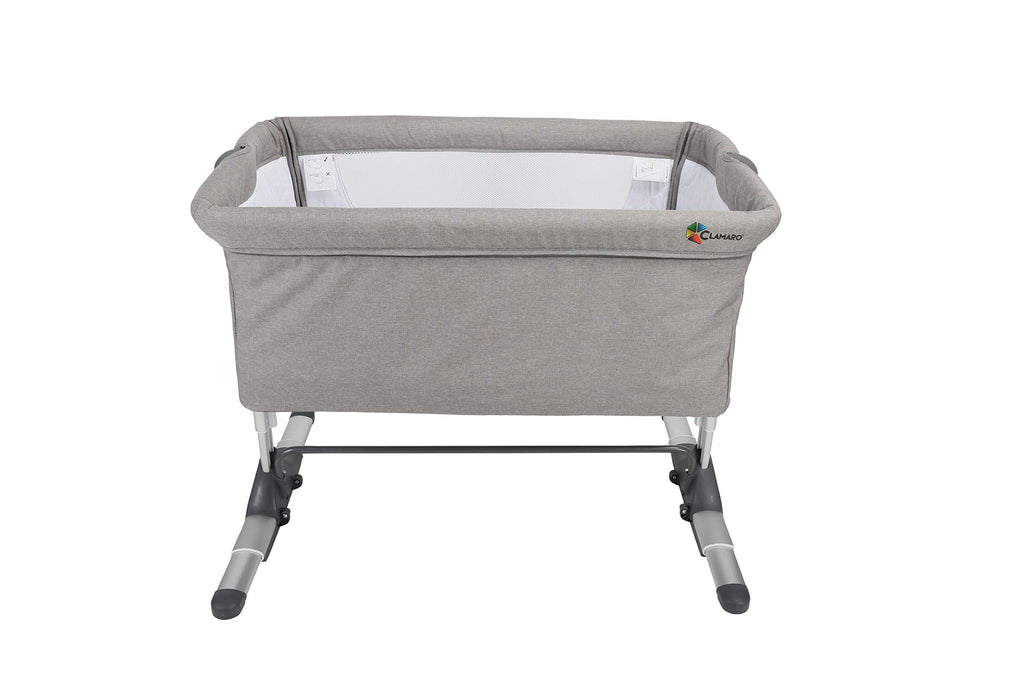 Baby Beistellbett 3in1 mit Matratze, 4-fach höhenverstellbar, klappbar Clamaro