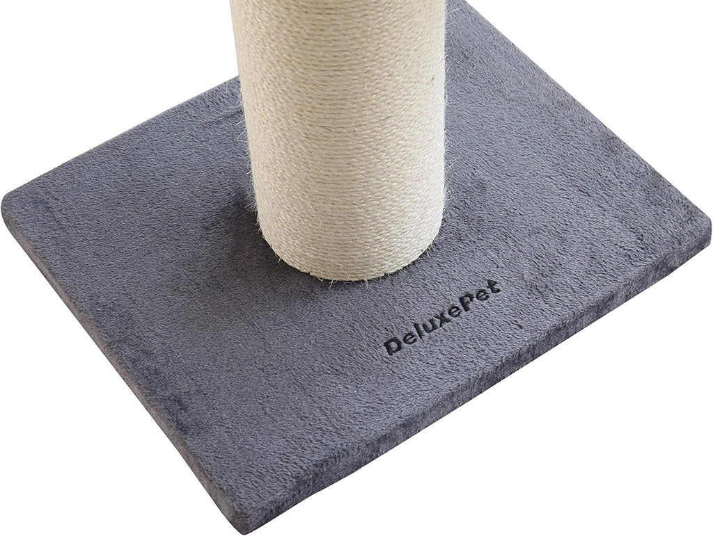 Katzenbaum deckenhoch XXL höhenverstellbar 240-275cm, Kratzbaum Grau (B-Ware)