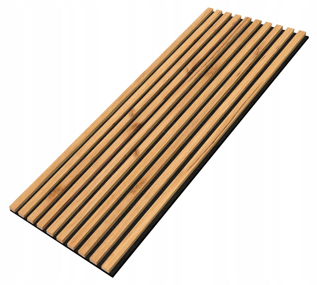 Eiche Gold Wandlamellen Paneel 2800x460x18mm - 10 Leisten auf Filz