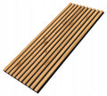 Eiche Gold Wandlamellen Paneel 2800x460x18mm - 10 Leisten auf Filz
