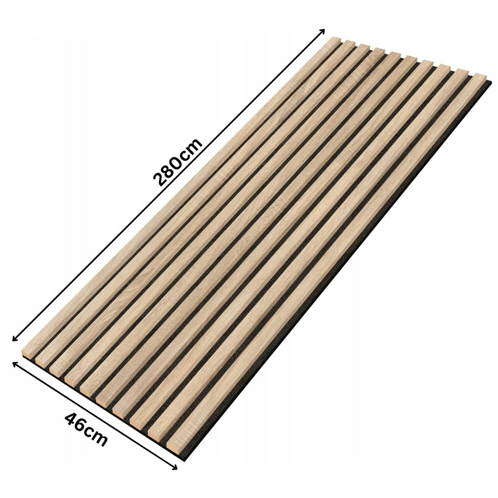 Eiche Sonoma Wandlamellen Paneel 2800x460x18mm - 10 Leisten auf Filz