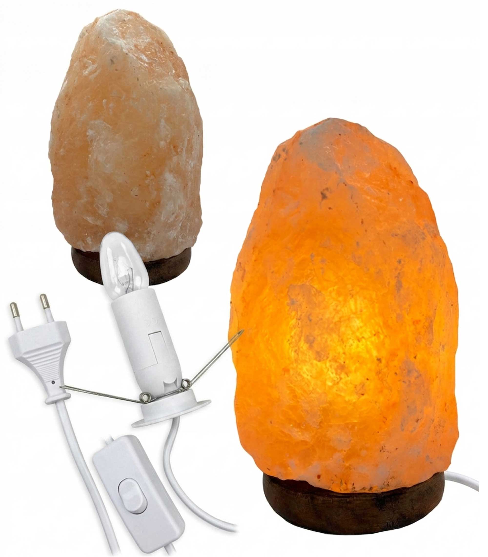 Himalaya Kristalllampe – Natürliches Salzkristall Nachtlicht