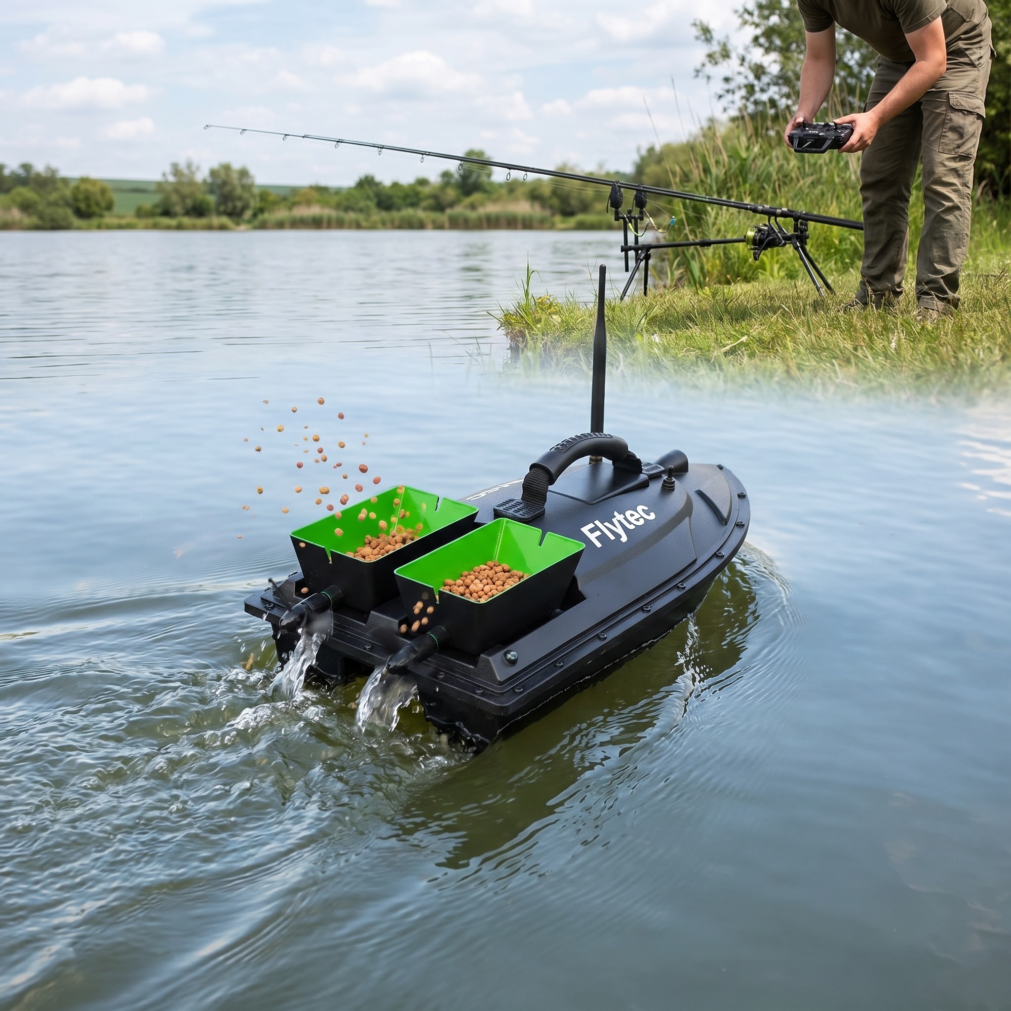 Futterboot Köderboot – RC Angelboot Flytec 2011-5, 5200 mAh