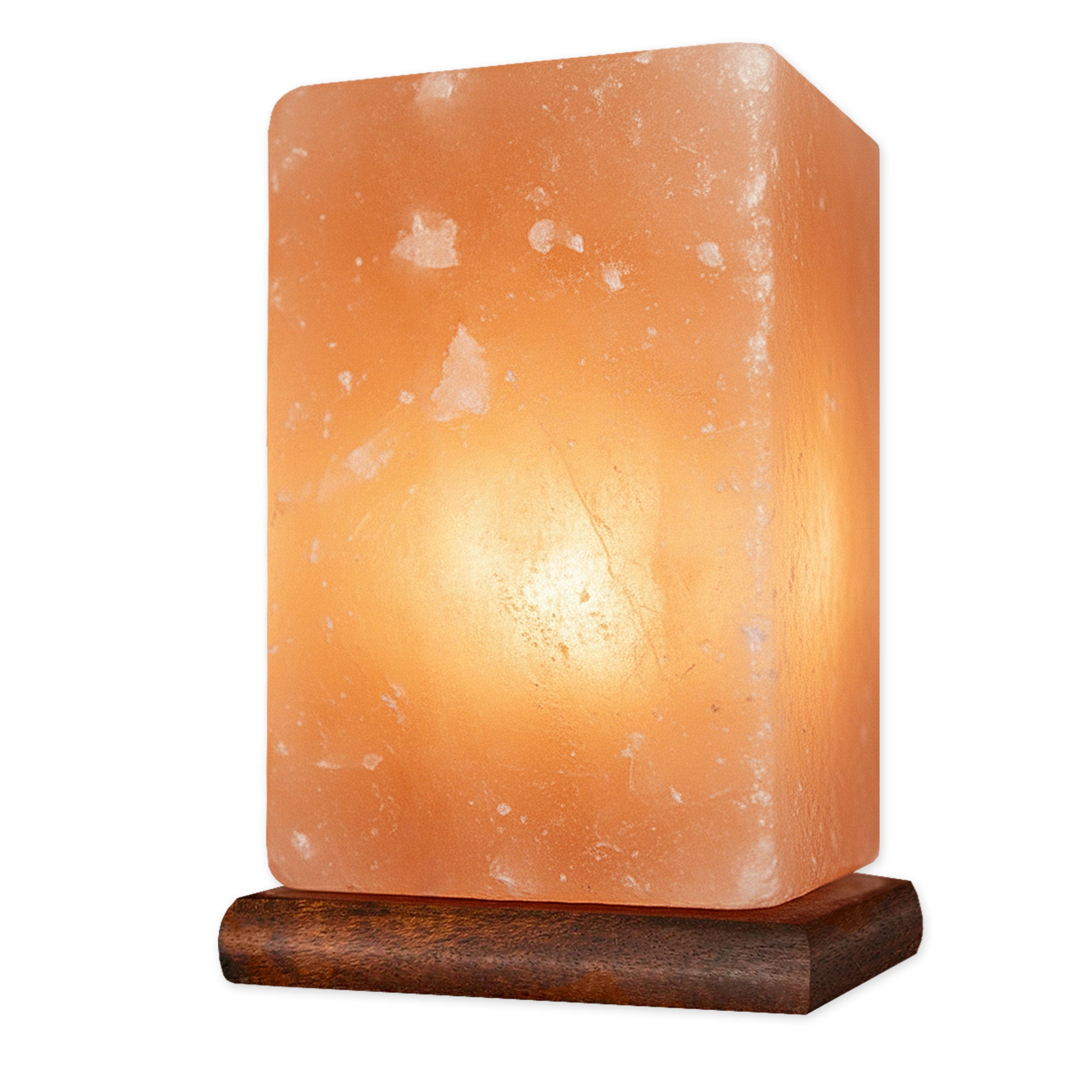 Helios Himalaya Salzlampe ca. 4 kg – Natürliche Kristalllampe mit warmem Ambiente